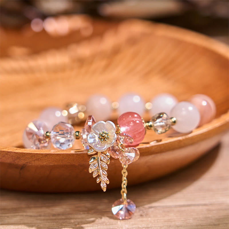 Buddha Stones Blue Crystal Amethyst Sun Stone Green Aventurine Healing Bracelet - image 1