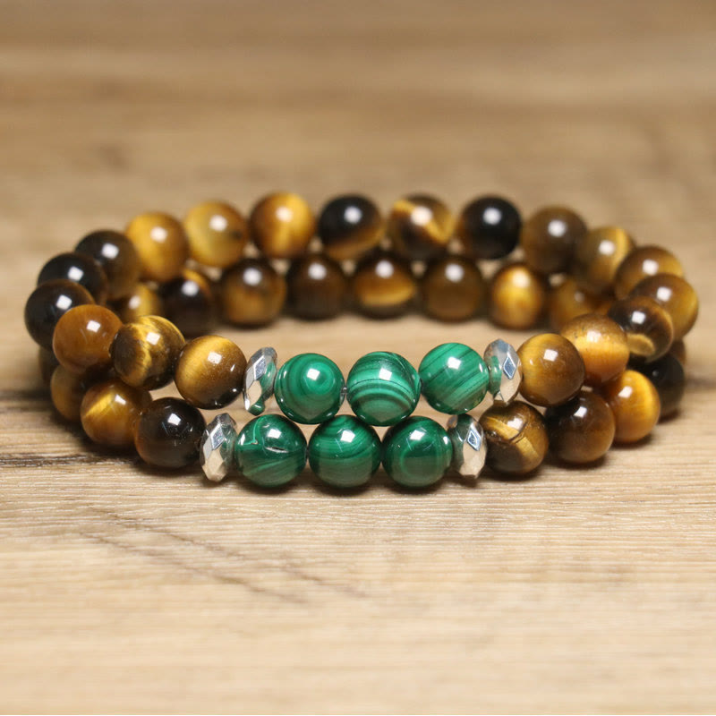 Buddha Stones Tiger Eye Green Tiger Eye Courage Bracelet - image 14
