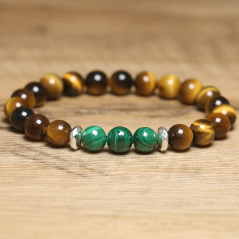 Buddha Stones Tiger Eye Green Tiger Eye Courage Bracelet - image 13