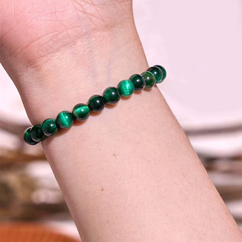 Buddha Stones Malachite Black Tourmaline Purity Bracelet - image 6