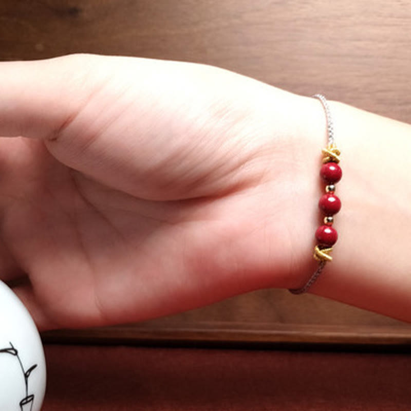 Buddha Stones Colorful String Cinnabar Calm Bracelet - image 16