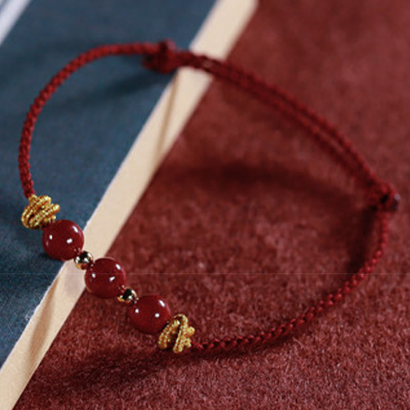 Buddha Stones Colorful String Cinnabar Calm Bracelet - image 10