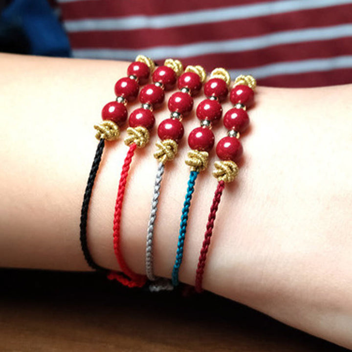 Buddha Stones Colorful String Cinnabar Calm Bracelet - image 17