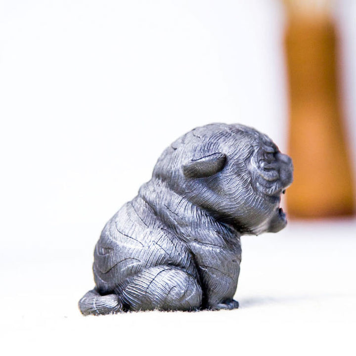 Buddha Stones Handmade Mini Roaring Tiger Iron Powder Rust Cast Resin Statue Home Decoration - image 20