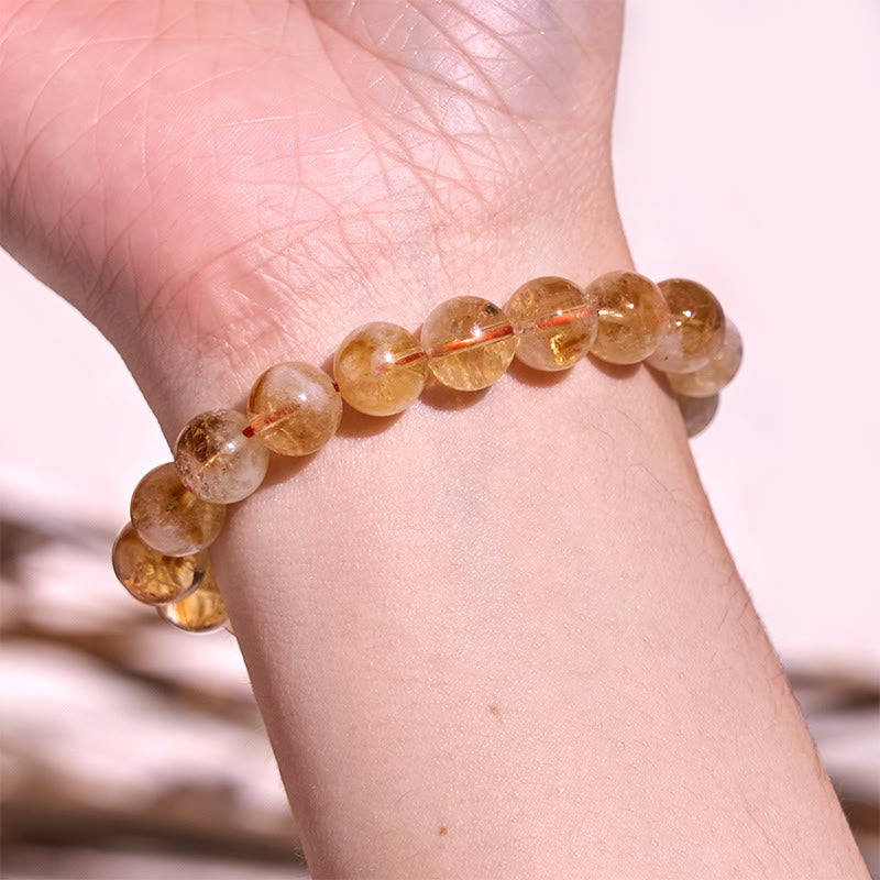 Buddha Stones Boost Vitality Warm Color Series Positive Courage Bracelet - image 9