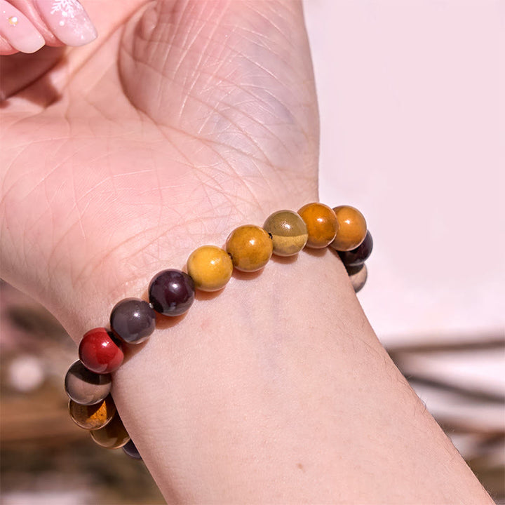 Buddha Stones Boost Vitality Warm Color Series Positive Courage Bracelet - image 21