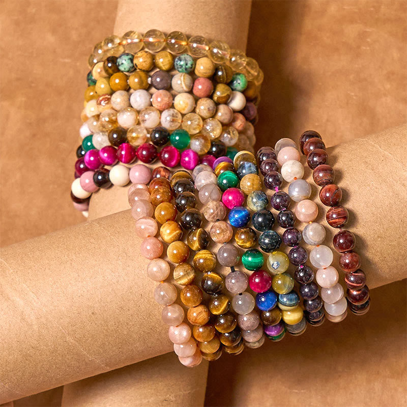 Buddha Stones Boost Vitality Warm Color Series Positive Courage Bracelet - image 0