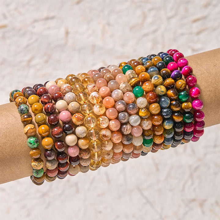 Buddha Stones Boost Vitality Warm Color Series Positive Courage Bracelet - image 1