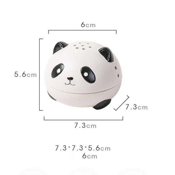 Buddha Stones Cute Panda Healing Ceramic Incense Burner Desk Decoration - image 7