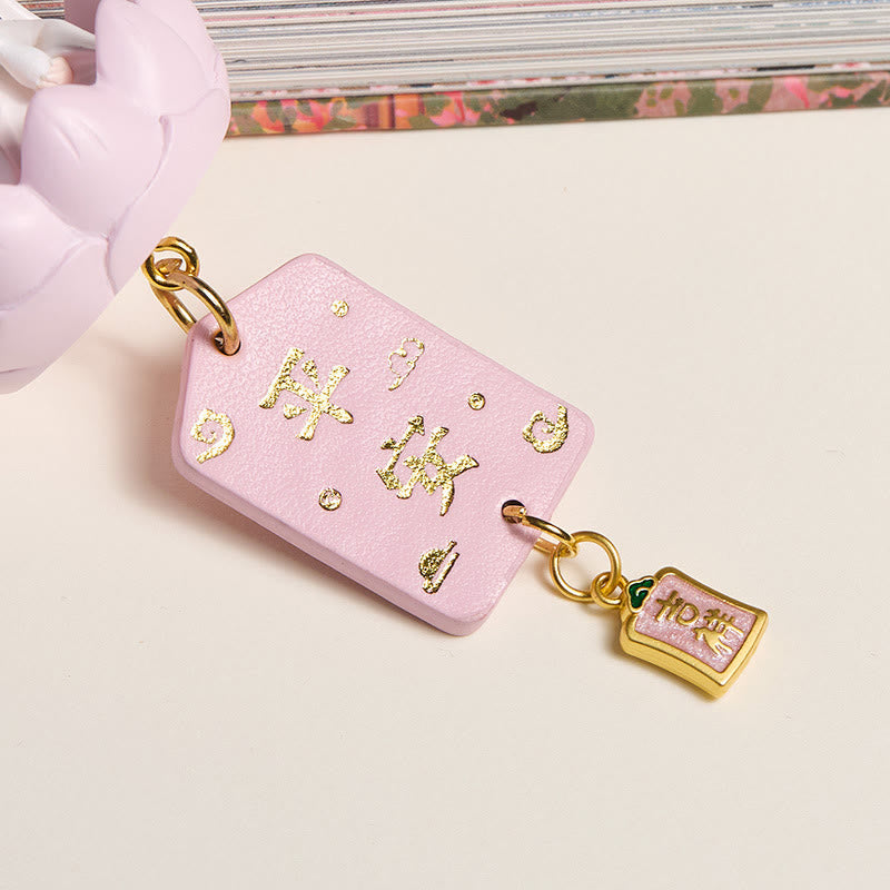 Buddha Stones Lotus Avalokitesvara Buddha Fu Character Wealth Car Hanging Decoration - image 3