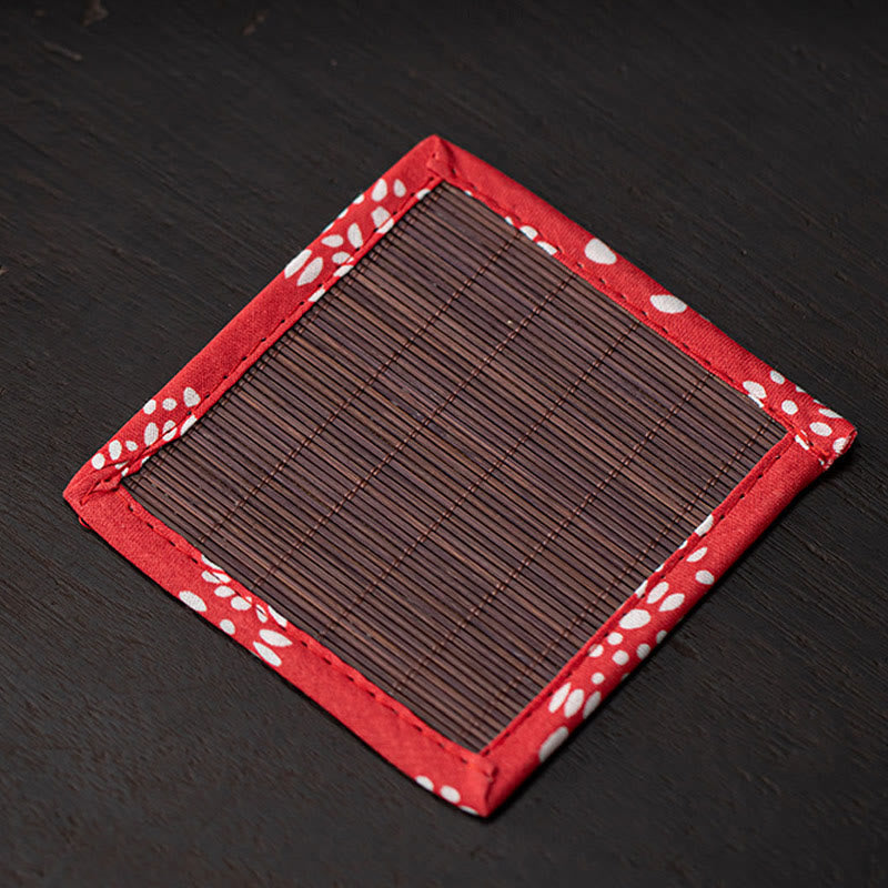 Buddha Stones Cat Bell Bamboo Mat Healing Ceramic Incense Burner Desk Decoration - image 10