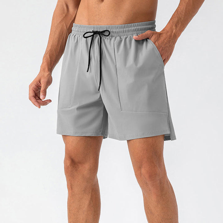 Buddha Stones Men's Casual Quick Dry Sports Shorts With Pockets - Silver - US/UK/AU44,EU54 (2XL) - image 14