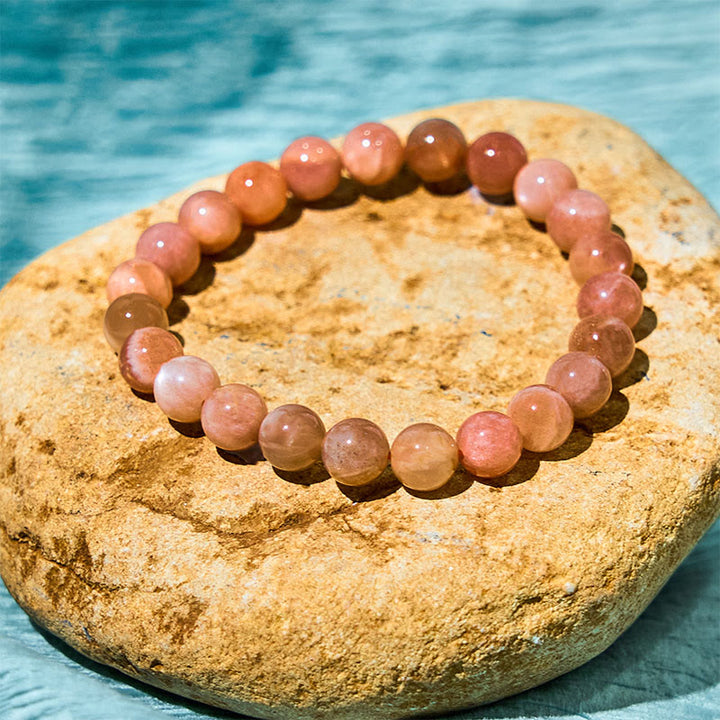 Buddha Stones Sun Stone Positive Bracelet - Sun Stone(Wrist Circumference: 14-16cm) - image 0