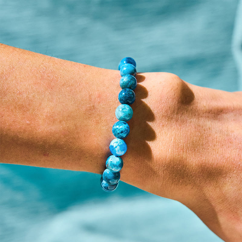 Buddha Stone Apatite Motivation Bracelet - image 3
