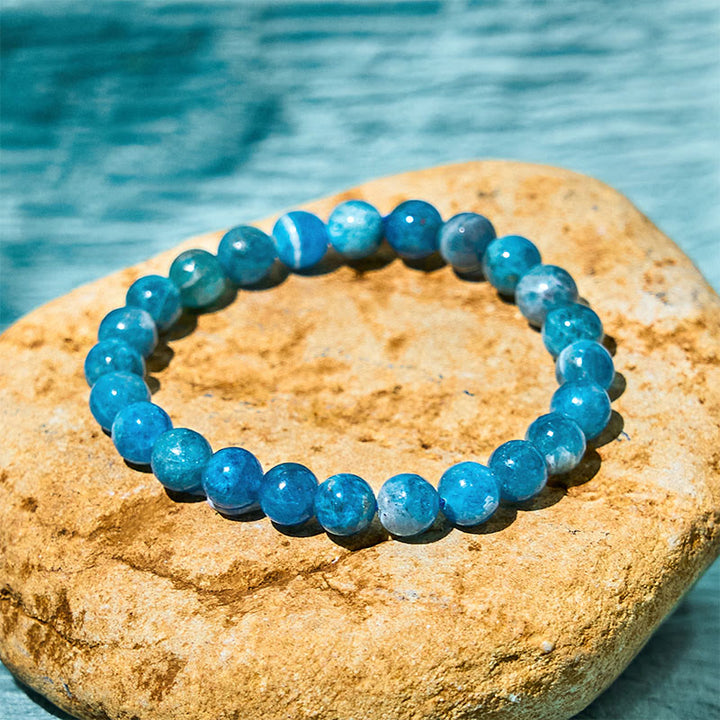 Buddha Stone Apatite Motivation Bracelet - Apatite(Wrist Circumference: 14-16cm) - image 0