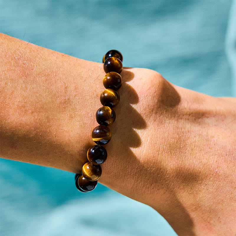 Buddha Stones Tiger Eye Strength Bracelet - image 2
