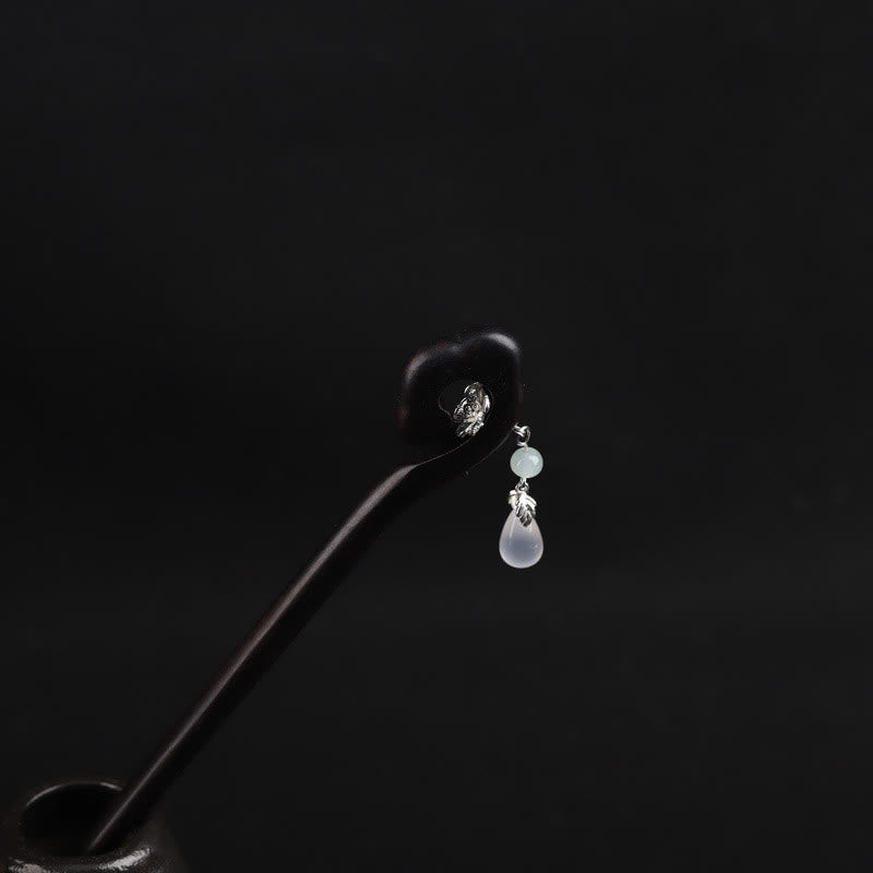 Buddha Stones Ebony Auspicious Cloud Courage Hairpin - image 7