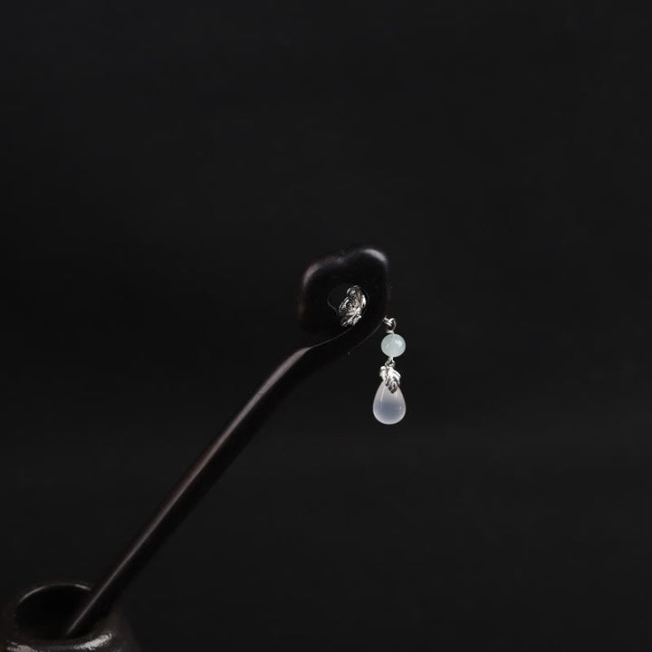 Buddha Stones Ebony Auspicious Cloud Courage Hairpin - image 7