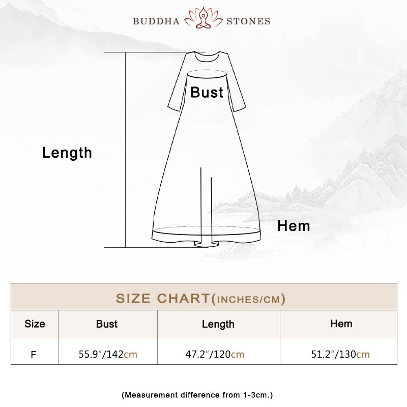 Buddha Stones Colorful Graphics Midi Dress Cotton Half Sleeve Tunic Dress With Pockets - image 3