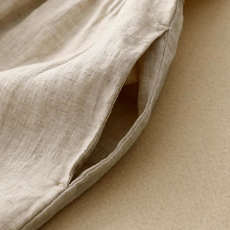 Buddha Stones Casual Short Sleeve Bowknot Tie Straps Women's Midi Dress With Pockets - image 18