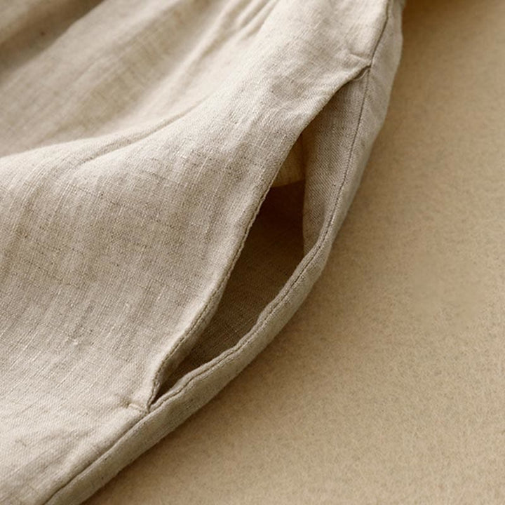 Buddha Stones Casual Short Sleeve Bowknot Tie Straps Women's Midi Dress With Pockets - image 18