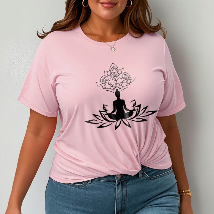 Buddha Stones Lotus Flower Meditation Buddha Tee T-shirt - image 13