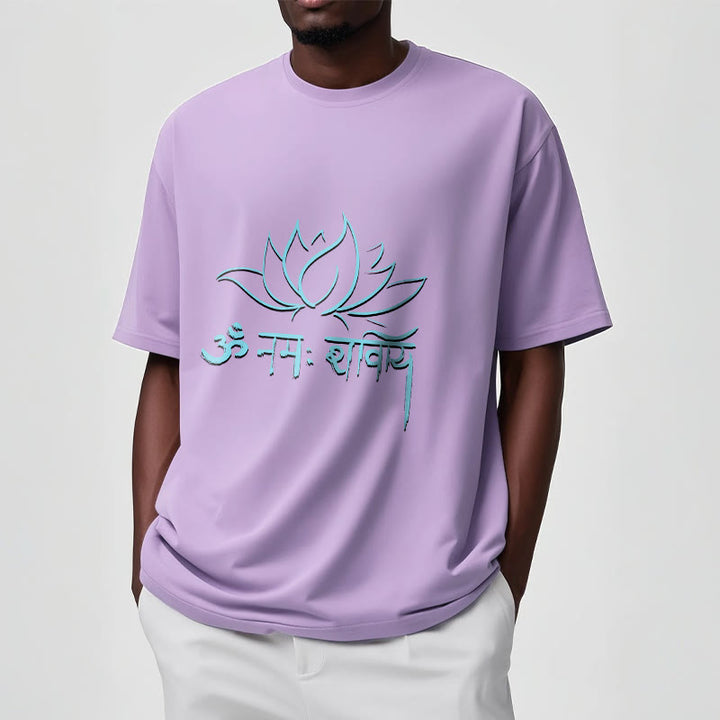 Buddha Stones Lotus Sanskrit Namah Shivaya Tee T-shirt - image 17