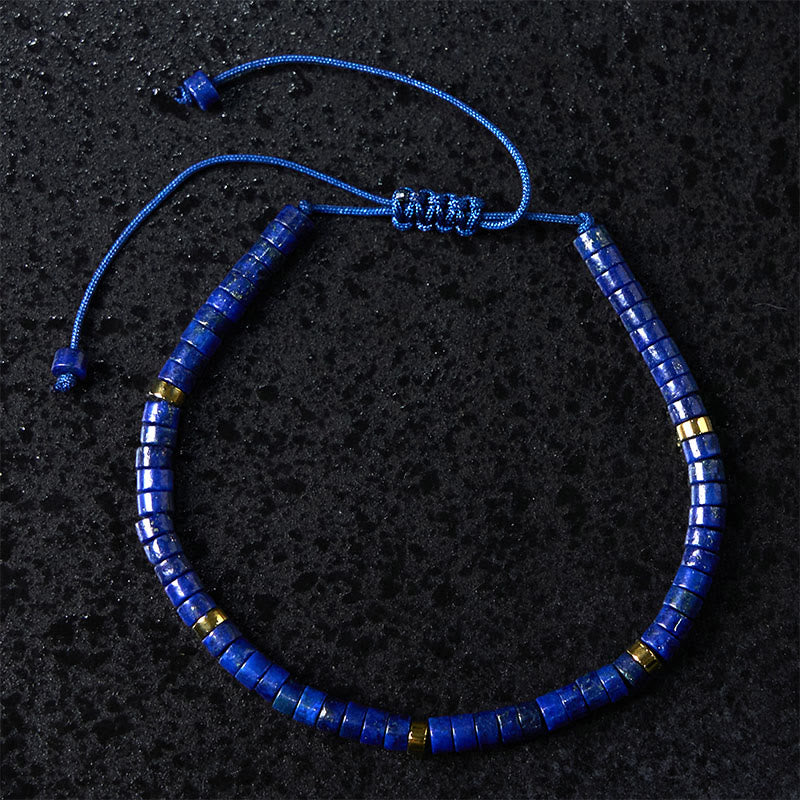 Buddha Stones Natural Lazurite Spacer Bead Positive Balance Bracelet - image 7