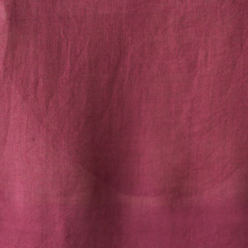 Buddha Stones 2Pcs Three Quarter Sleeve Shirt Top Pants Meditation Zen Tai Chi Cotton Linen Clothing Women's Set - image 15