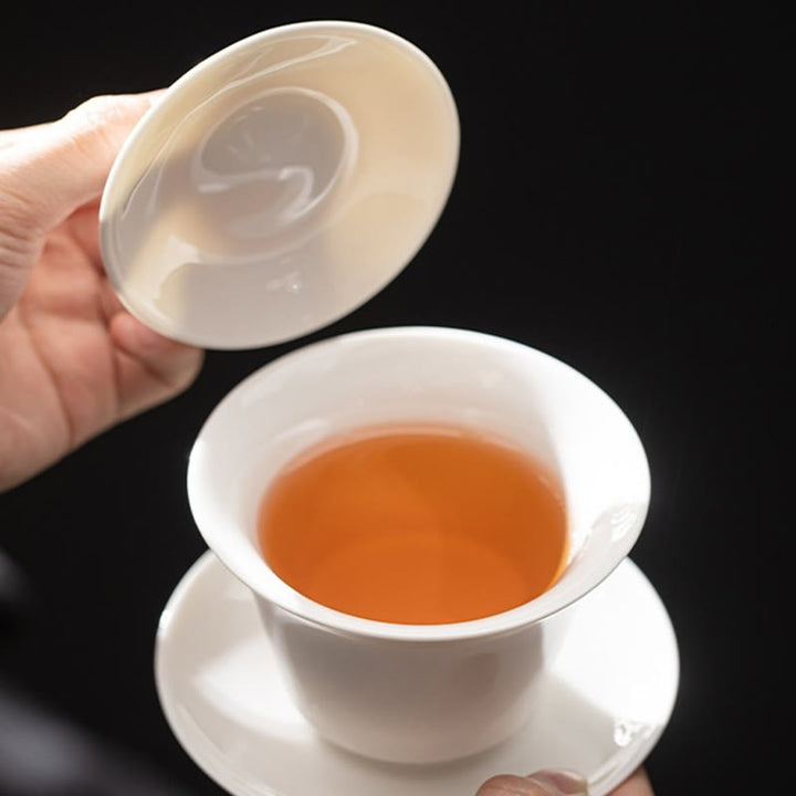 Buddha Stones Thangka Dragon Buddhas Dunhuang Ceramic Gaiwan Sancai Kung Fu Tea Cup And Saucer With Lid Gift Box 180ml - image 25