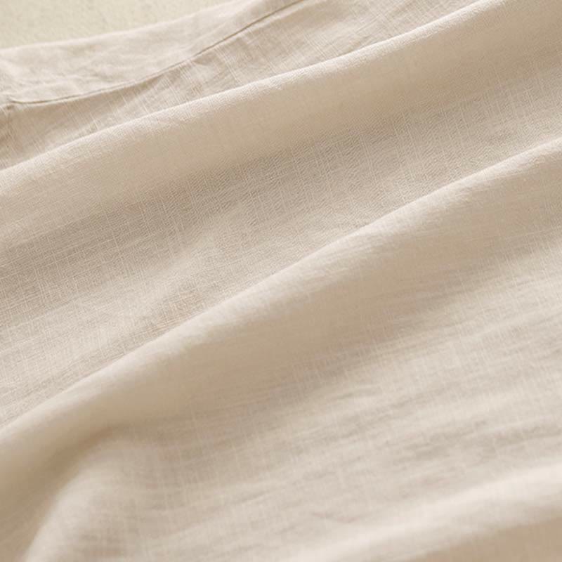 Buddha Stones Spring Patchwork Simple Sleeveless Design Cotton Women's Vest - image 15