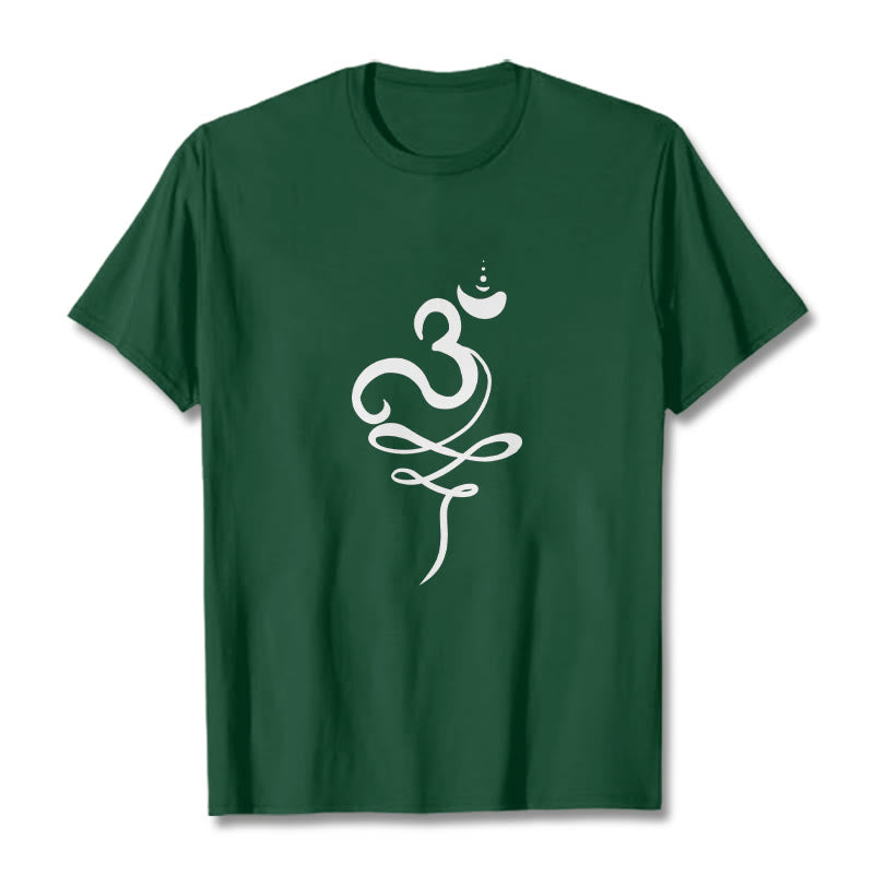 Buddha Stones OM Sanskrit Tee T-shirt - ForestGreen - 2XL - image 10