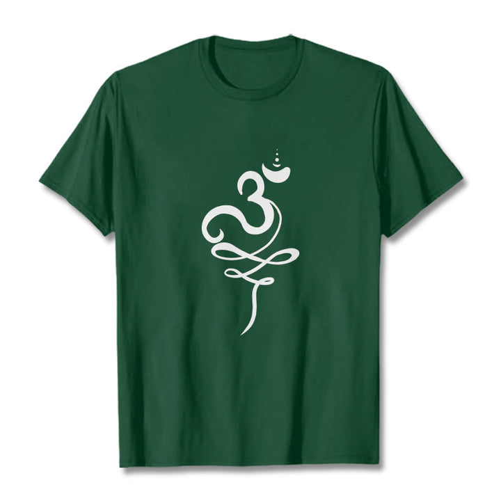 Buddha Stones OM Sanskrit Tee T-shirt - ForestGreen - 2XL - image 10