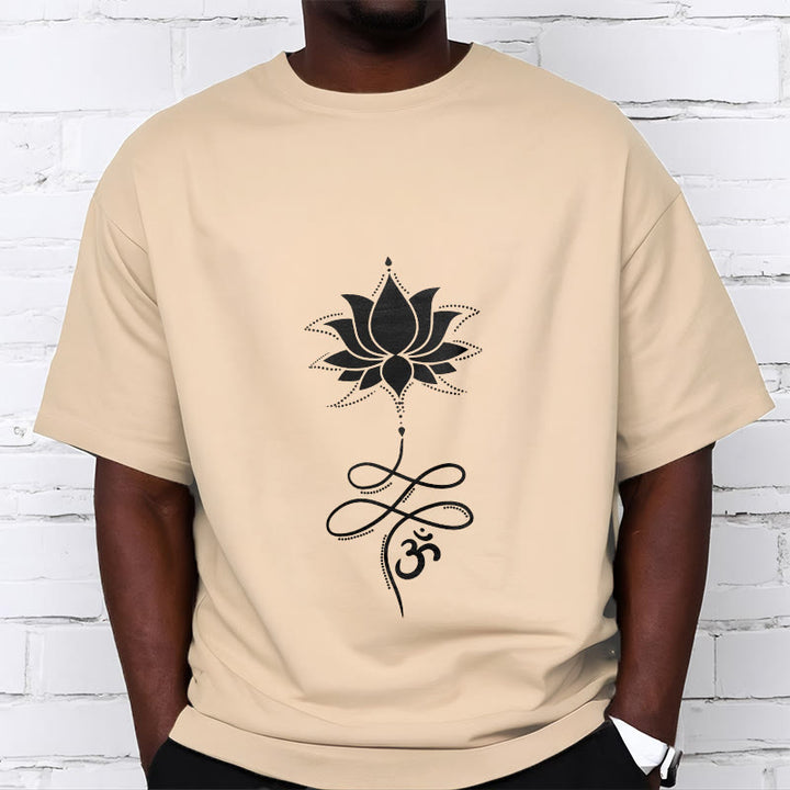 Buddha Stones Lotus OM Sanskrit Tee T-shirt - image 9