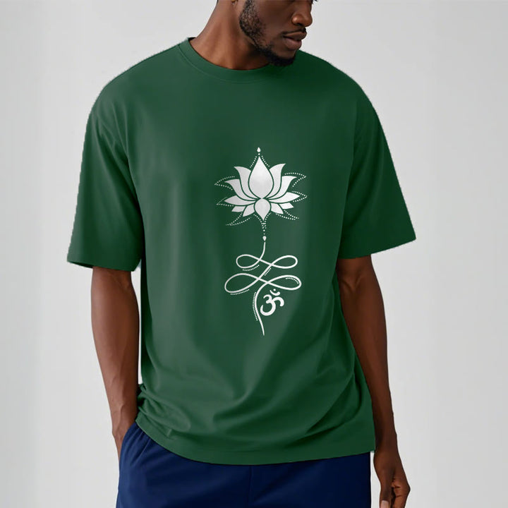 Buddha Stones Lotus OM Sanskrit Tee T-shirt - image 11