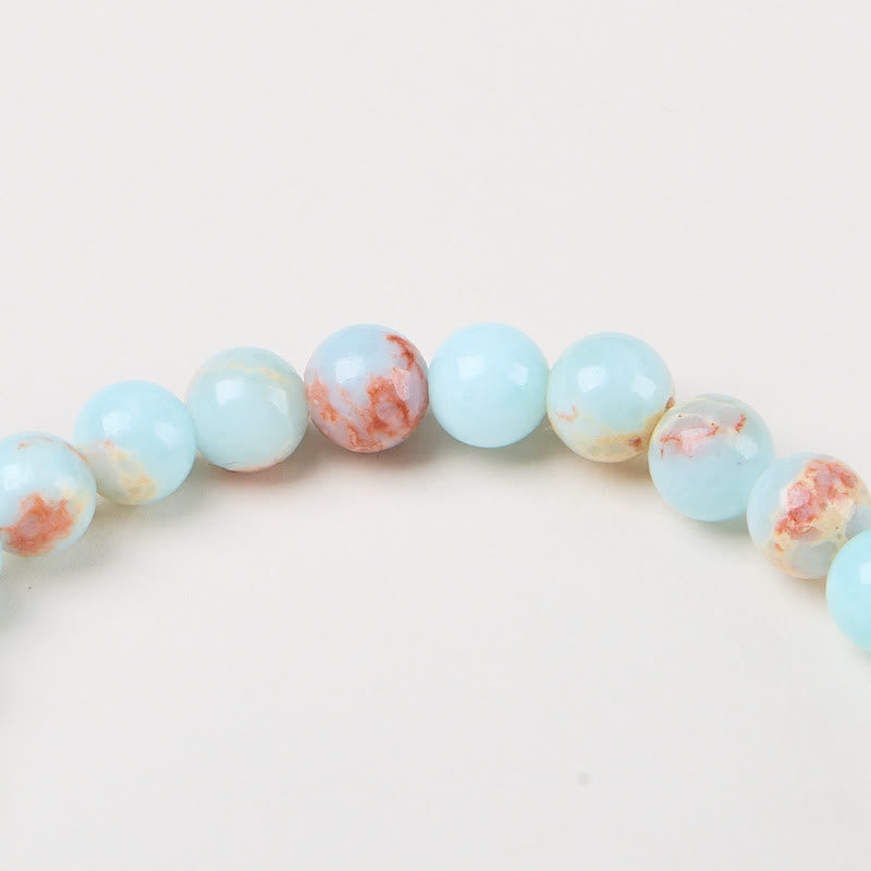 Buddha Stones Shoushan Stone Copper Coin Money From All Directions Wealth Bracelet - image 4