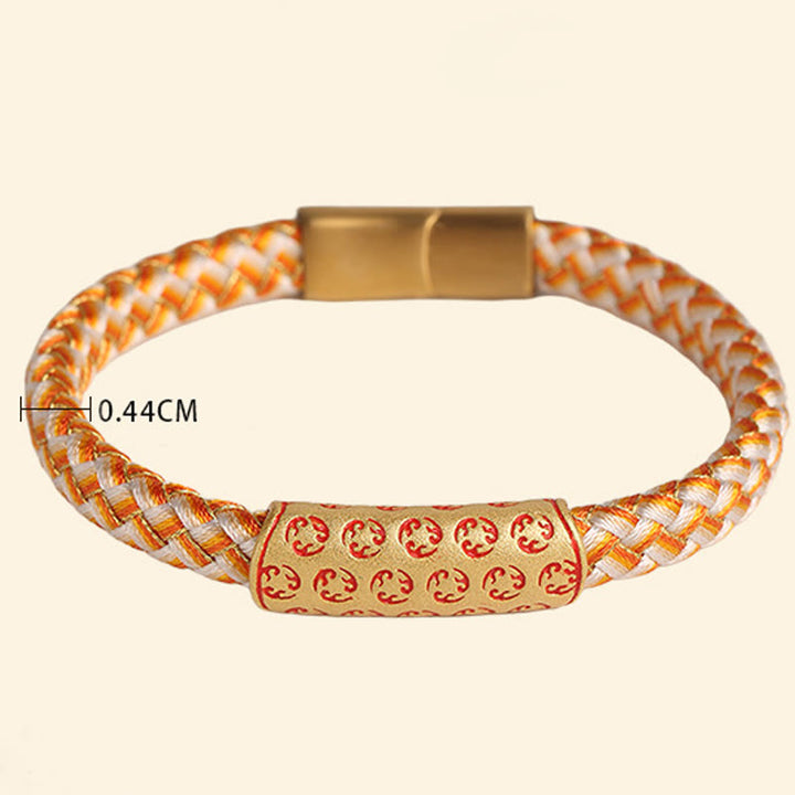 Buddha Stones Tibetan Hot Wheels Various Colors Rope Diamond Knot Luck Buckle Bracelet - image 6