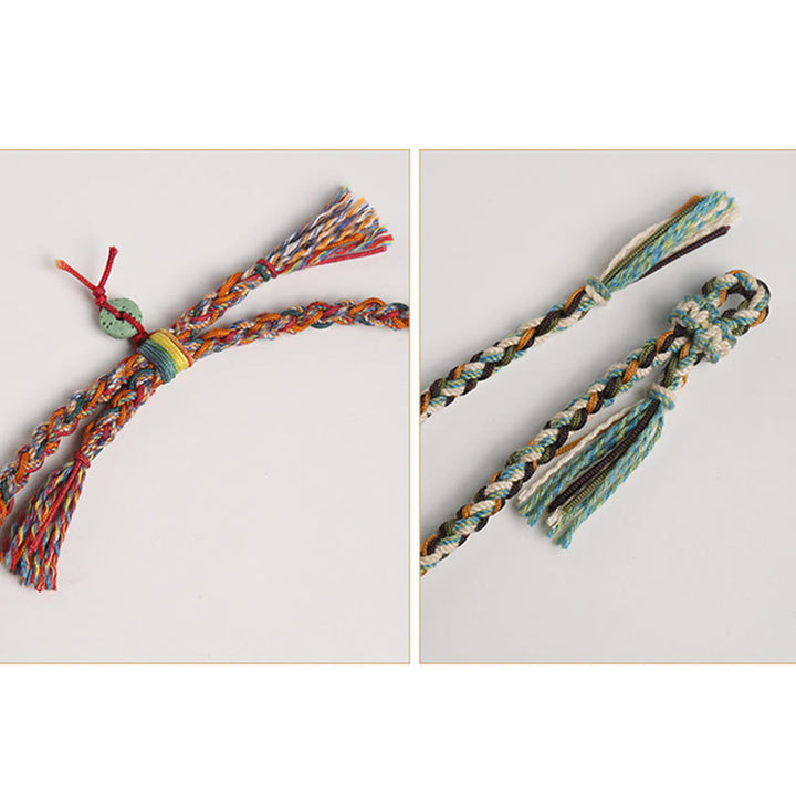 Buddha Stones Dragon Boat Festival Colorful Rope Lava Rock Fu Character Rice Dumplings Luck Braided Bracelet - image 16