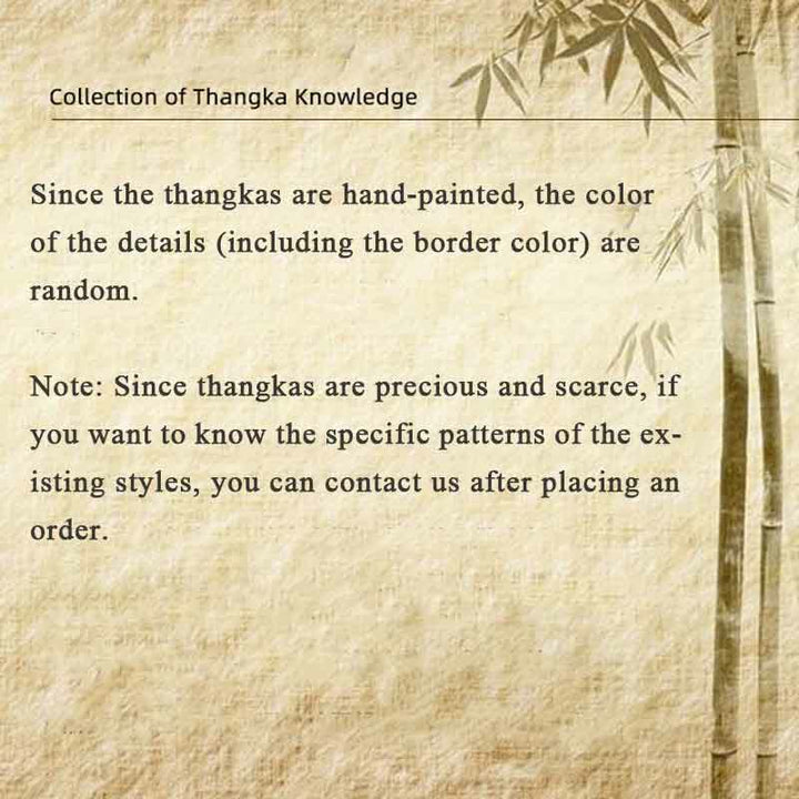 Buddha Stones Tibetan Thangka Painting Om Mani Padme Hum Scripture Handmade Decoration(Random Style) - image 26