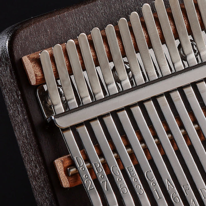 Buddha Stones Kalimba 17/21 Keys Thumb Piano Sun Pattern Maple Wood Beginners Portable Finger Piano - image 2