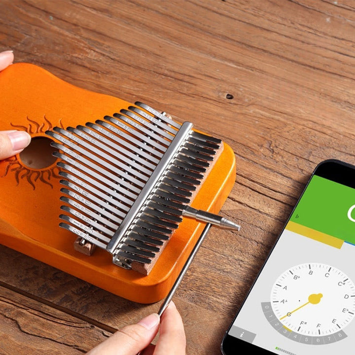 Buddha Stones Kalimba 17/21 Keys Thumb Piano Sun Pattern Maple Wood Beginners Portable Finger Piano - image 18
