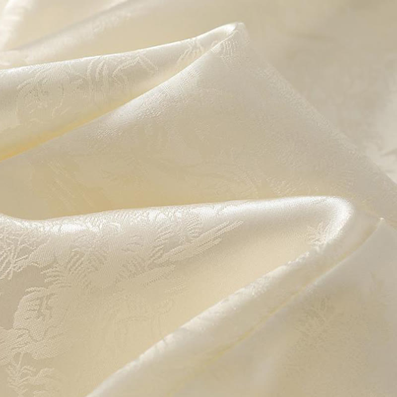 Buddha Stones Spring Casual Jacquard Solid Color Women's Cotton Linen Wide Leg Pants With Pockets - image 6