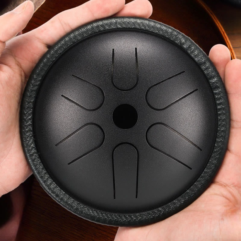 Buddha Stones Steel Tongue Drum Sound Healing Meditation Yoga Drum Kit 6 Note 5.5 Inch - image 5