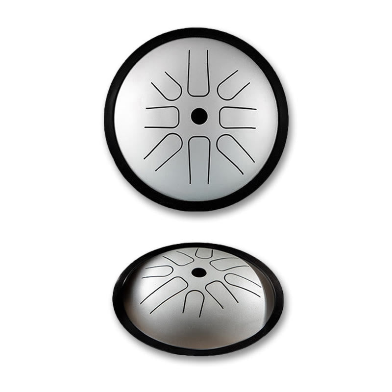 Buddha Stones Steel Tongue Drum Sound Healing Yoga Meditation Drum Kit 8 Note 6 Inch Percussion Instrument - image 3