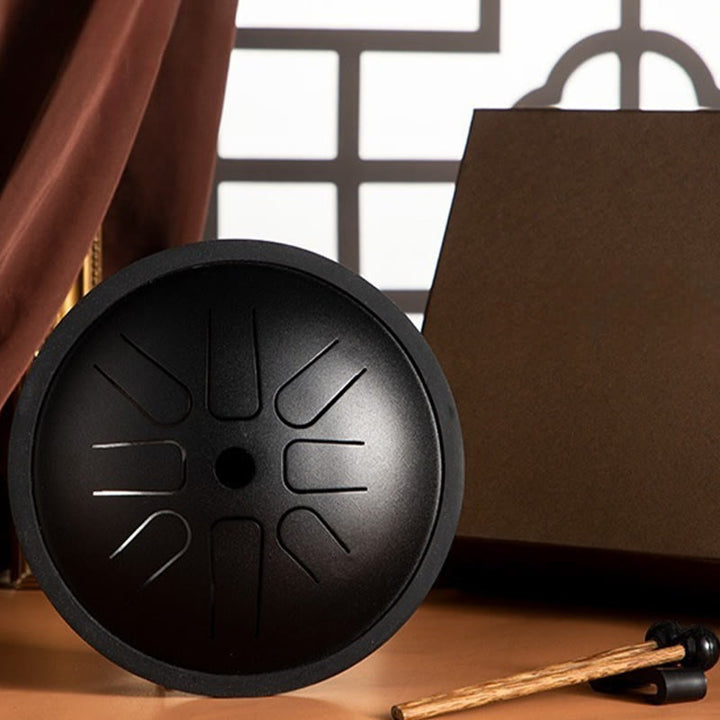 Buddha Stones Steel Tongue Drum Sound Healing Yoga Meditation Drum Kit 8 Note 6 Inch Percussion Instrument - image 5