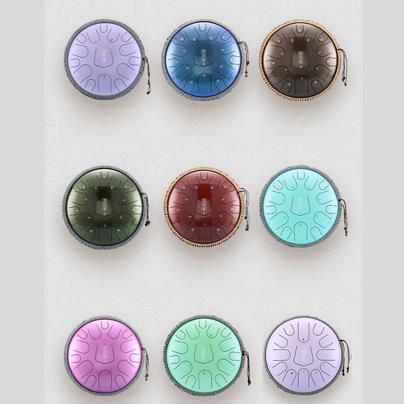 Buddha Stones Steel Tongue Drum Sound Healing Meditation Drum Kit 13 Note 12 Inch Percussion Instrument - image 15