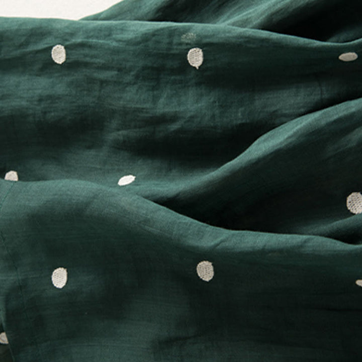 Buddha Stones Artistic Vintage Dot Pattern Women's Pleated Skirt - image 13