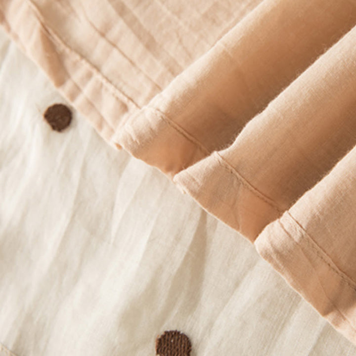 Buddha Stones Artistic Vintage Dot Pattern Women's Pleated Skirt - image 7