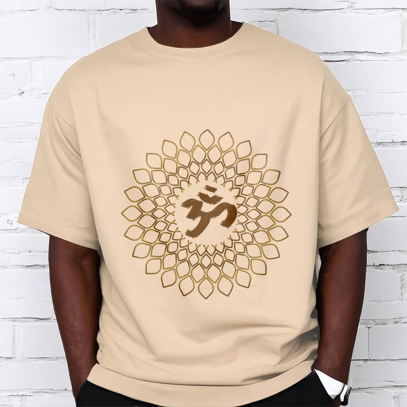 Buddha Stones Rhombus OM Design Tee T-shirt - image 9
