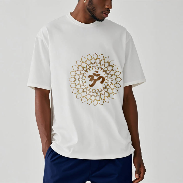 Buddha Stones Rhombus OM Design Tee T-shirt - image 1